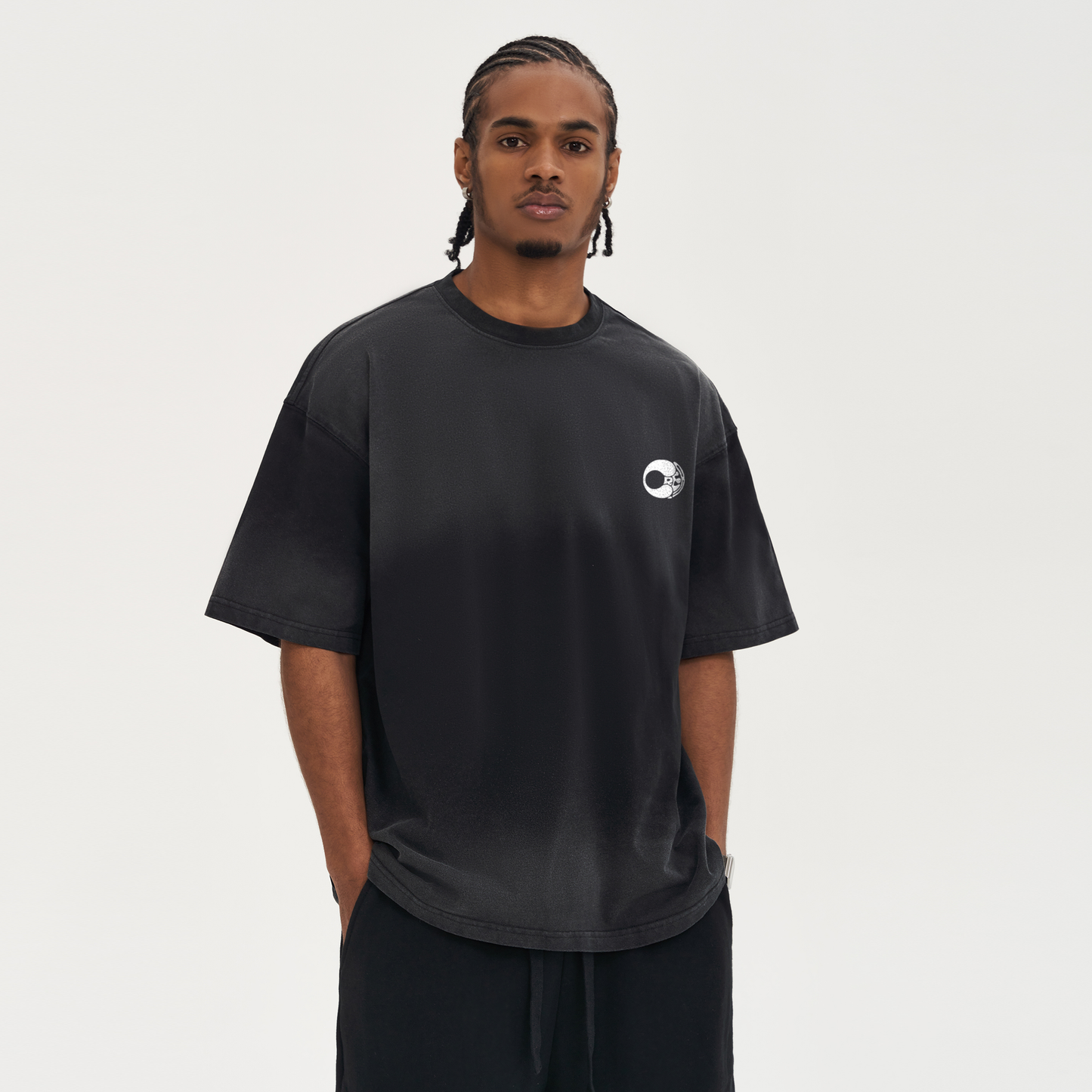 WASHY BLACK TEE