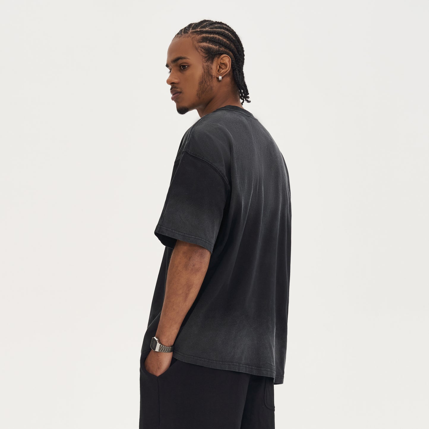 WASHY BLACK TEE