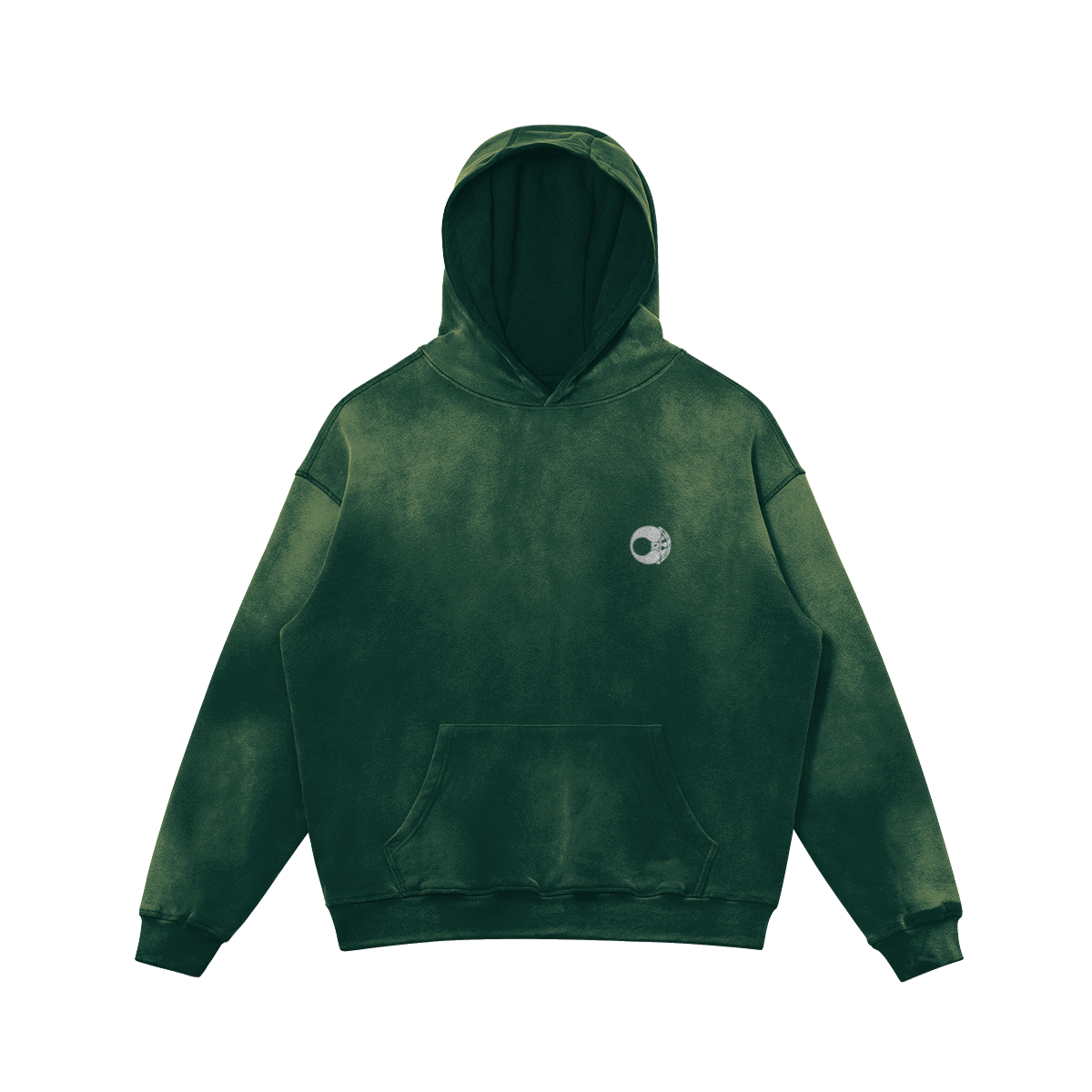 GREEN WASHY HOODIE