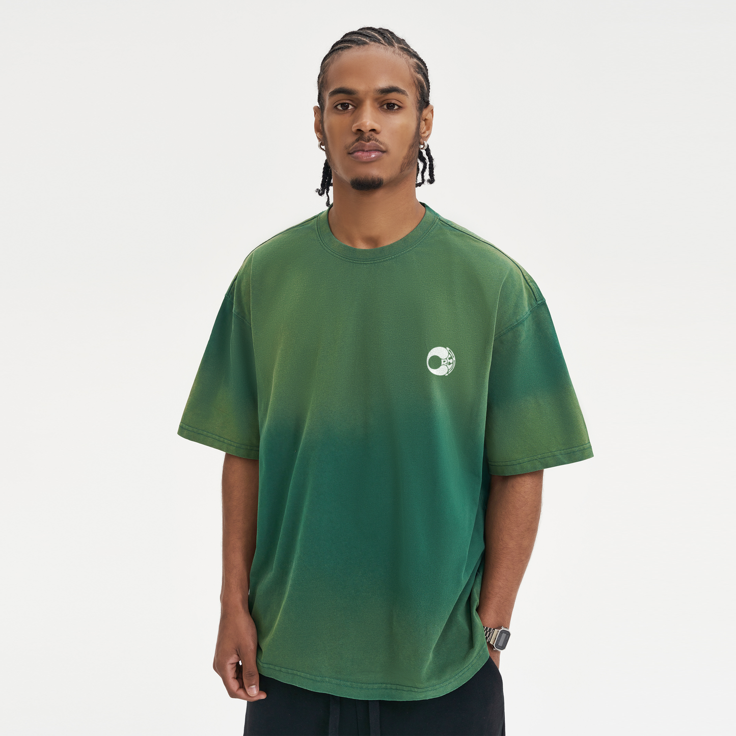 WASHY GREEN T-SHIRT