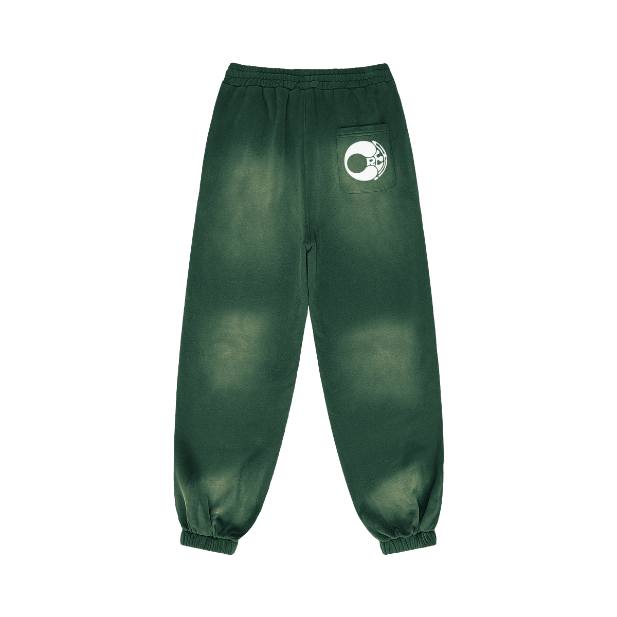 WASHY GREEN SWEATPANTS